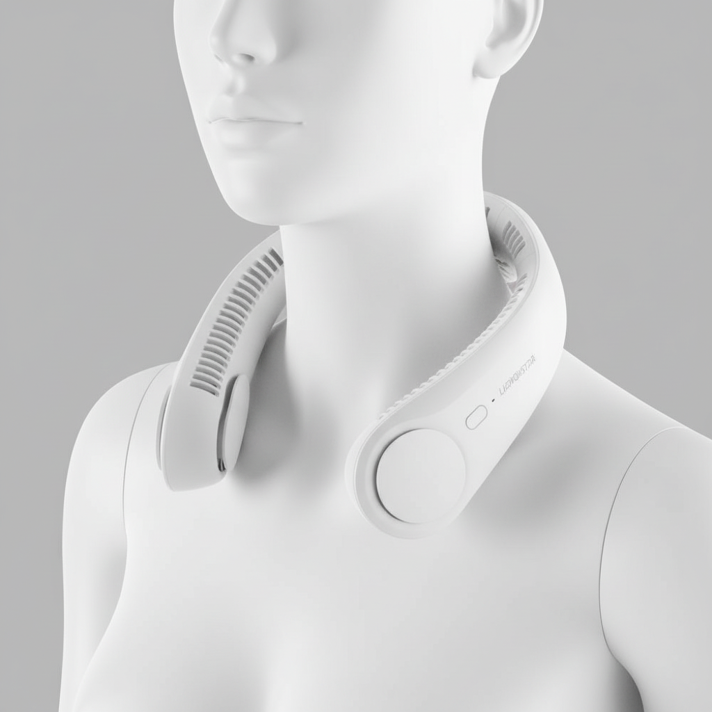 Portable Bladeless Hanging Rechargeable Neck Fan - productStorytellingV2