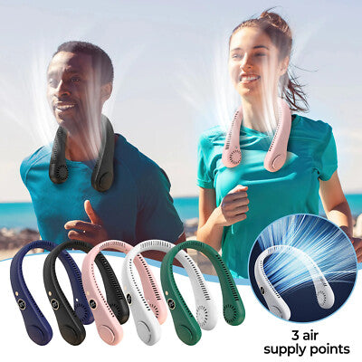 Portable Rechargeable Neck Fan